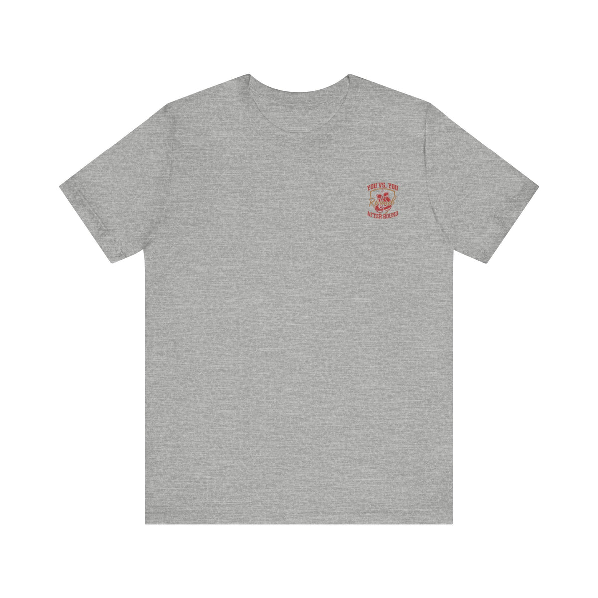 Boxing T-Shirt that highlights boxing is a competition with yourself.