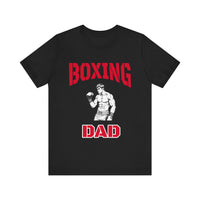Load image into Gallery viewer, Boxing Dad Unisex Jersey Tee - Perfect Gift for Father's Day