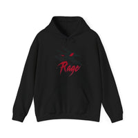 Load image into Gallery viewer, Rage Hoodie, Streetwear Sweatshirt, Concert Wear, Mad at World Pullover, Gaming Shirt, Unisex Hooded Sweatshirt, Urban Wear, Edgy fashion