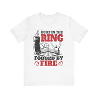 Load image into Gallery viewer, Boxing Champion T-Shirt | Built in the Ring, Forged by Fire | Fitness Gear, Sports Apparel, Workout Tee, Gift for Athletes, [...]