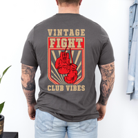 Load image into Gallery viewer, Vintage Fight Club Vibes Unisex Tee, Casual T-Shirt, Boxing Apparel, Gym Shirt, Motivational Gift, Vintage Style Clothing