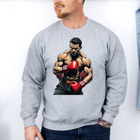 Load image into Gallery viewer, Boxing Sweatshirt - Gift for Boxers and Boxing Fans, Gym wear, perfect for cool weather when heading to the gym, a staple in your wardrobe.