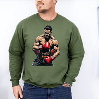 Load image into Gallery viewer, Boxing Sweatshirt - Gift for Boxers and Boxing Fans, Gym wear, perfect for cool weather when heading to the gym, a staple in your wardrobe.