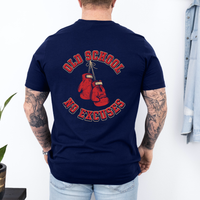 Load image into Gallery viewer, Old School No Excuses Boxing Tee - Unisex Jersey Short Sleeve Shirt for Fitness Enthusiasts, Workout Apparel, Gym T-Shirt, gift for boxers
