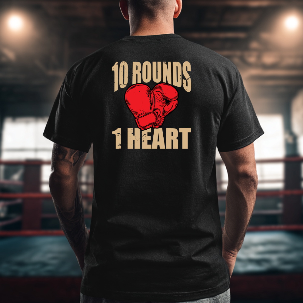 Gift for Boxer, Boxing Heart Tee | Fitness Enthusiast Gift | Boxing Lover Shirt | Motivational T-Shirt | Unisex Sportswear | Workout Apparel