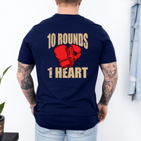 Load image into Gallery viewer, Gift for Boxer, Boxing Heart Tee | Fitness Enthusiast Gift | Boxing Lover Shirt | Motivational T-Shirt | Unisex Sportswear | Workout Apparel