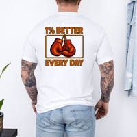 Load image into Gallery viewer, Boxing Motivational Tshirt, Self Improvement Tee, Gift for Boxer, Workout Apparel, Fitness Gift, Inspirational T, Casual Everyday Style