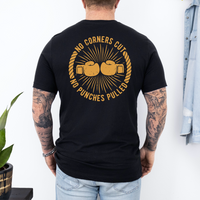 Load image into Gallery viewer, Boxer-Themed Unisex Tee: No Corners Cut, Fitness Shirt, Gift for Fighters, Workout Tee, Sports Apparel, Motivational Shirt
