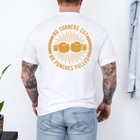 Load image into Gallery viewer, Boxer-Themed Unisex Tee: No Corners Cut, Fitness Shirt, Gift for Fighters, Workout Tee, Sports Apparel, Motivational Shirt