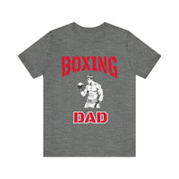 Load image into Gallery viewer, Boxing Dad Unisex Jersey Tee - Perfect Gift for Father's Day
