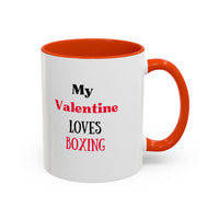 Load image into Gallery viewer, Boxer Valentine's Mug, Colorful Boxing Enthusiast Cup, Gift for Boxer, 11oz, 15oz,  Sports Coffee Mug, Fighter drinkware