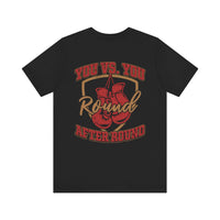 Load image into Gallery viewer, Boxing T-Shirt that highlights boxing is a competition with yourself.