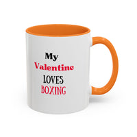 Load image into Gallery viewer, Boxer Valentine's Mug, Colorful Boxing Enthusiast Cup, Gift for Boxer, 11oz, 15oz,  Sports Coffee Mug, Fighter drinkware