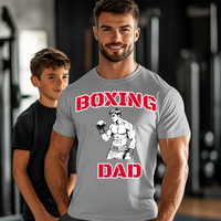 Load image into Gallery viewer, Boxing Dad Unisex Jersey Tee - Perfect Gift for Father's Day